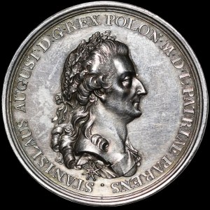 Stanislaw August Poniatowski, Medal - Adoption of the May 3 Constitution 1791 - beautiful and rare