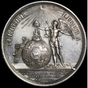 Stanisław August Poniatowski, Medal - Uchwalenie Konstytucji 3 Maja 1791 - piękny i rzadki