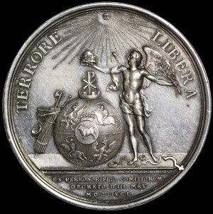 Stanislaw August Poniatowski, Medal - Adoption of the May 3 Constitution 1791 - beautiful and rare