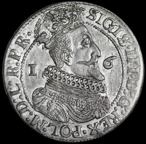 Sigismund III Vasa, Ort 1624/3, Gdansk - pierced date, PR
