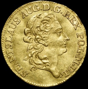 Stanislaw August Poniatowski, Ducat 1791 EB, Warsaw.