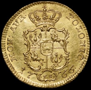 Stanislaw August Poniatowski, Ducat 1766 FS, Warsaw - sample - rarity