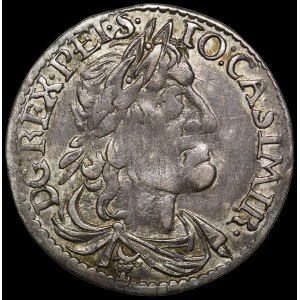 John II Casimir, Sixpence 1650, Wschowa - illustrated - rare