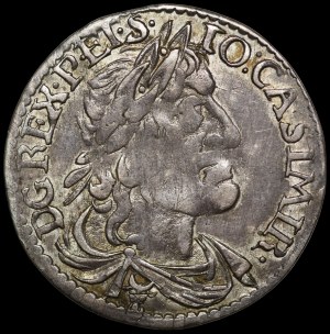 John II Casimir, Sixpence 1650, Wschowa - illustrated - rare
