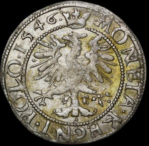 Sigismund I the Old, Grosz 1546, Cracow - S-T - angels - illustrated and b. rare
