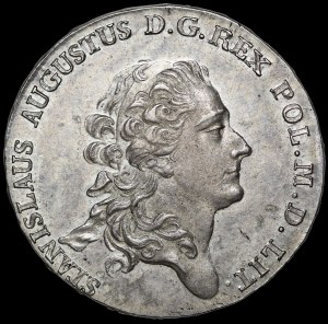 Stanislaw August Poniatowski, Half-talar 1781 EB, Warsaw - very rare and exquisite