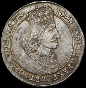 John II Casimir, Thaler 1649 GR, Gdansk.