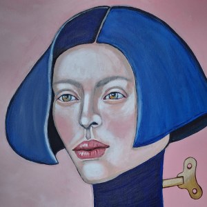 Isabella RO (pseud. b. 1976), Cobalt golf, 2025