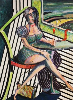 Tomasz KURAN (b. 1972), Satisfied Rachab, 2025