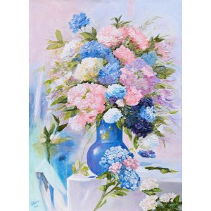 Anna ROKICKA (b. 1955), Waiting for you in the blue room, 2025