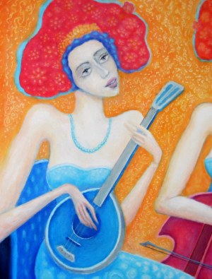 Bohdan Wincenty ŁOBODA (b. 1952), Women musicians, 2025