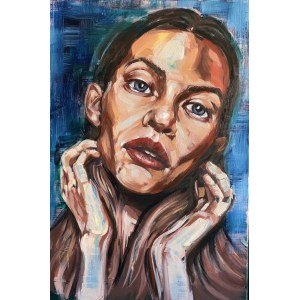 Blanka ADAMUS (ur. 1988), Niebieska mgła, 2023