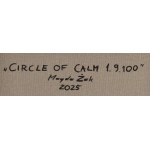 Magda Żak (ur. 1987), Circle of calm 1.9.100, 2025