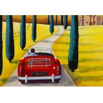 Luiza Los-Pławszewska (ur. 1963, Szczecin), La strada I z cyklu Toskania, 2025