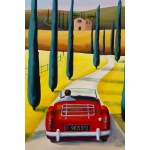 Luiza Los-Pławszewska (ur. 1963, Szczecin), La strada I z cyklu Toskania, 2025