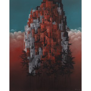 Radosław Kuś (ur. 1983, Nisk), Red tower, 2025