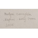 Martyna Łuszczyńska (ur. 1997, Łódź), Rhythms - lively green, 2025