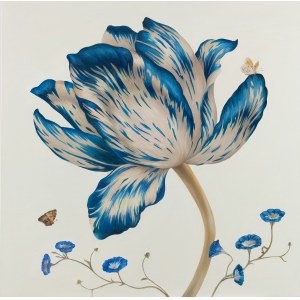 Oksana Reznik (ur. 1979, Ukraina), Blu tulip, 2025
