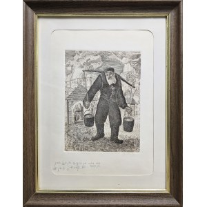Chaim Goldberg (1917 - 2004), Water Carrier (Nosiwoda)