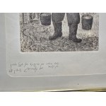 Chaim Goldberg (1917 - 2004), Water Carrier (Nosiwoda)