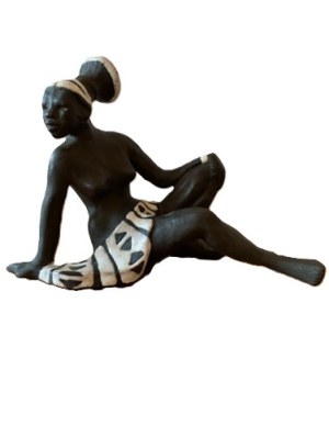 Metal and ceramic figurine, Michael Anderson, Denmark