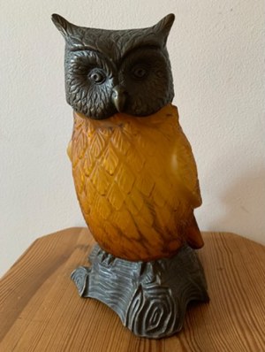Tin Chi Owl Lamp from 1996, Andrea Sadek