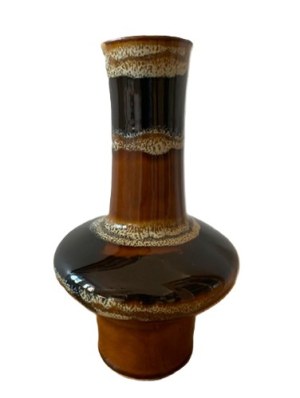 Zebra vase Mirostowice 1960s/70s
