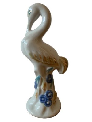 Porcelain figurine Połonne,Heron