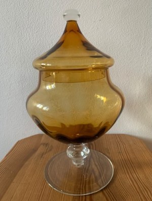 Chocolate box vase with lid proj. Zbigniew Horbowy (1935 - 2019),