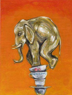 Anna Kozlowska, Before the fall in a china shop, 2025
