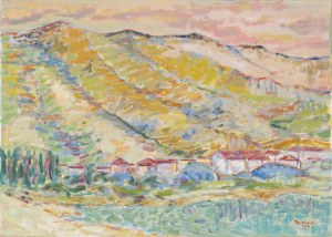 Piotr Pachecki, Landscape from Orebić, 2025