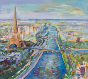 Gabriela Paluch, Paris from a bird's eye view, 2025