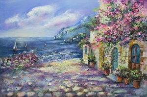 Anna Sandecka-Ląkocy, In the Sun of Liguria, 2025