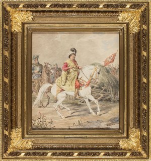Józef Brodowski (1828-1900), Juliusz Kossak as John III Sobieski, ca. 1860-1880