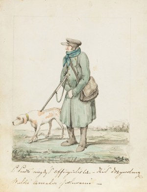 Alexander Orlovsky (1777-1832), Sketchbook with six caricatures, 1823