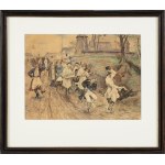 Julian Fałat (1853-1929), Wedding Procession, 1884