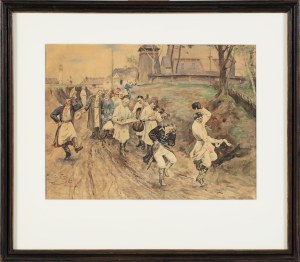 Julian Fałat (1853-1929), Wedding Procession, 1884