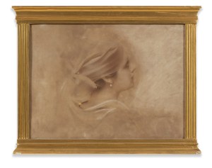 Piotr Stachiewicz (1858-1938), Odalisque with a pearl earring