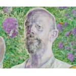 Jacek Malczewski (1854-1929), Self-portrait with Muse and Budleja, 1912