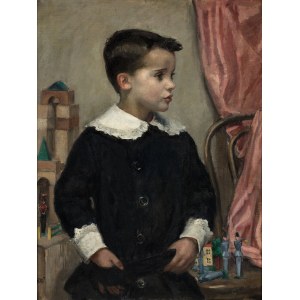 Wojciech Weiss (1875-1950), Tadzio, 1918-20 (Chłopiec z zabawkami)