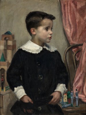 Wojciech Weiss (1875-1950), Tadzio, 1918-20 (Boy with Toys)