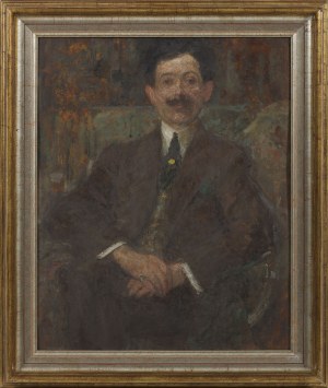 Olga Boznańska (1865-1940), Portrait of a man with binocle, ca. 1905