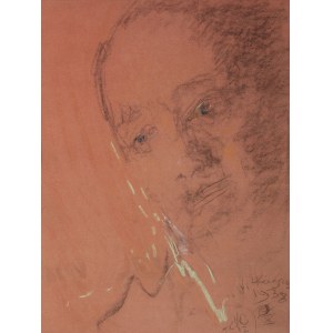 Stanisław Ignacy Witkiewicz (1885-1939) ((Witkacy)), Portret mężczyzny, 1938