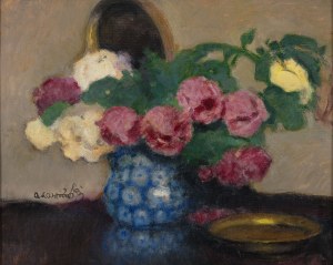 Alphonse Karpinski (1875-1961), Roses in a Vase
