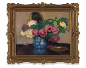 Alphonse Karpinski (1875-1961), Roses in a Vase