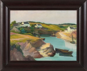 Wladyslaw Slewinski (1856-1918), Small port in Doëlan, ca. 1916