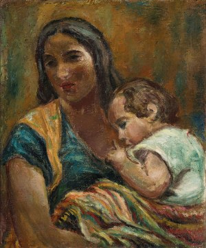 Abraham Weinbaum (1890-1943), Motherhood, 1918