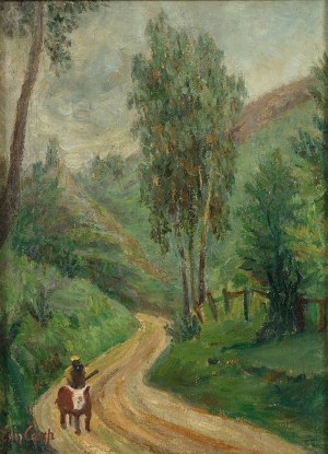 Esther Carp (1897-1970) (Esther Carp), Landscape with Donkey