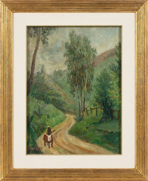 Esther Carp (1897-1970) (Esther Carp), Landscape with Donkey