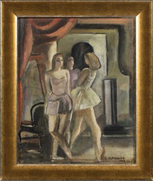 Zygmunt Szpingier (1901-1960), Before the Test, 1953
